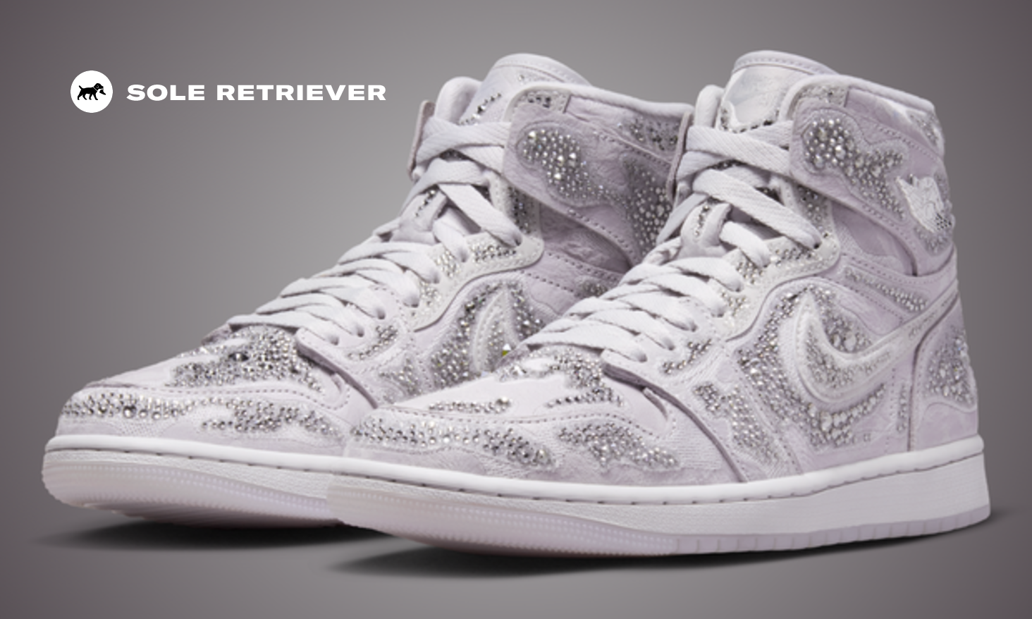 The Swarovski x Air Jordan 1 Retro High OG Shines in Official Images