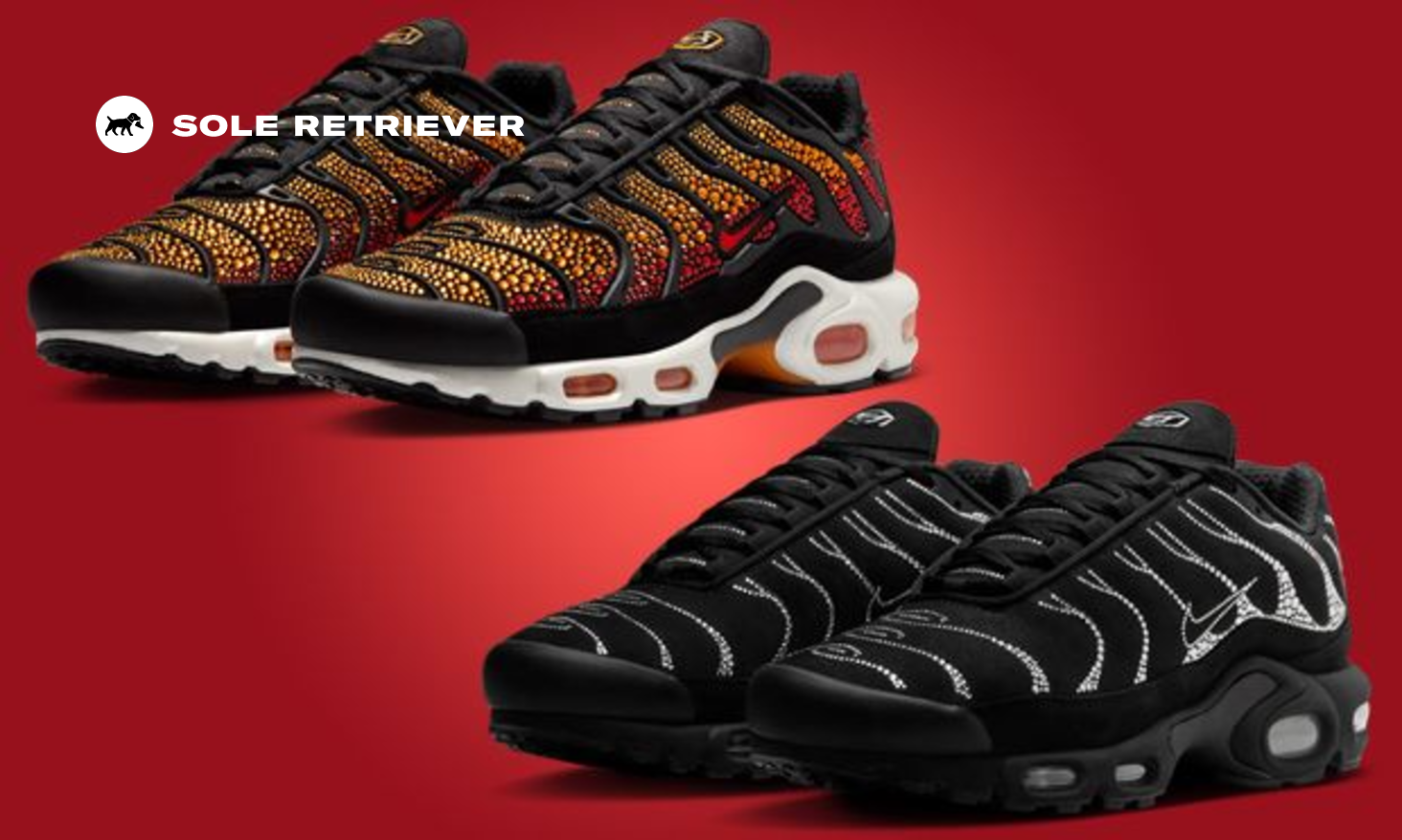 【本物保証 /関税・送料無料】Swarovski × Nike Air Max Plus Nike x Swarovski WMNS Air Max Plus - Black / White / Black