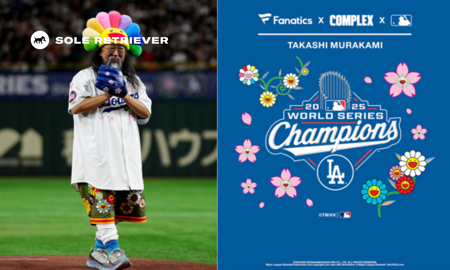 Takashi Murakami Teams Up with Fanatics for LA Dodgers World