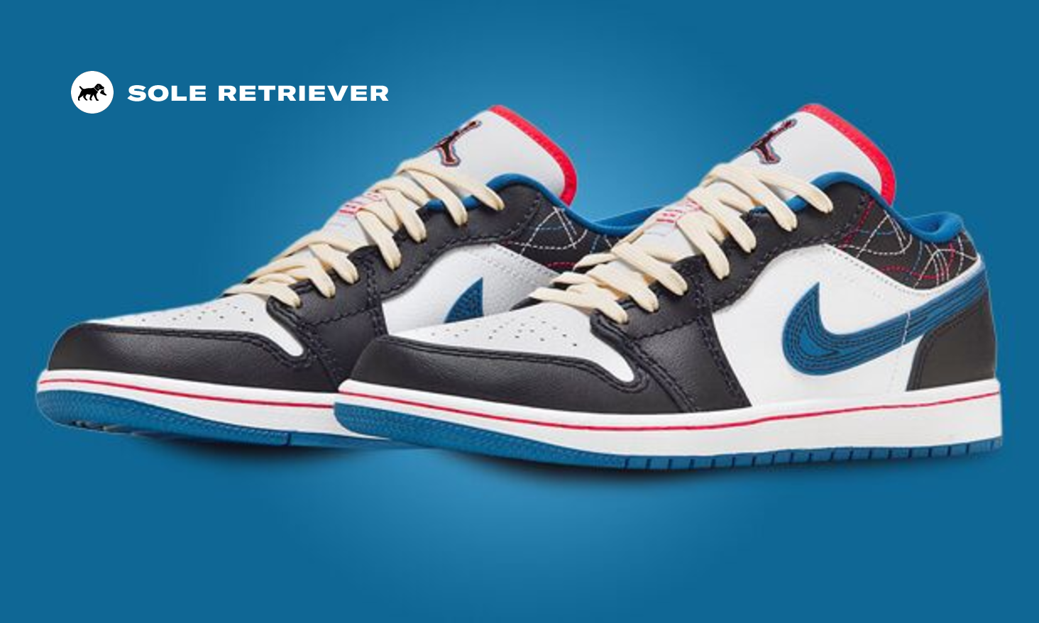 The Air Jordan 1 Low SE Black Industrial Blue Releases
