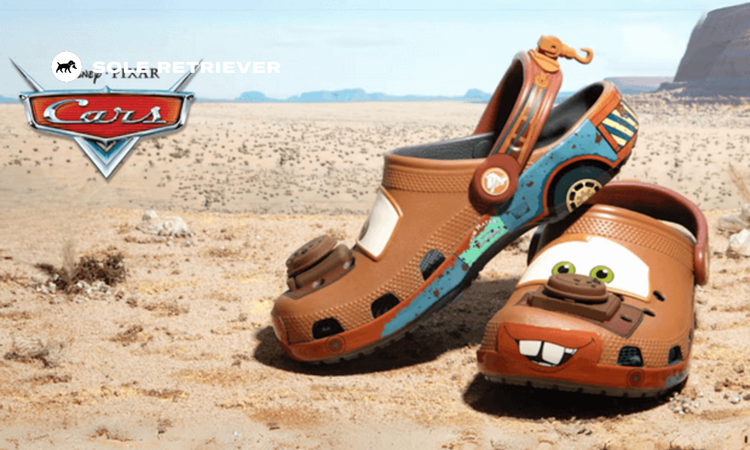 サンダル Crocs Disney and Pixar Cars Mater Classic Clog Disney and Pixar Cars Crocs Classic Mater Clog - Little Kid