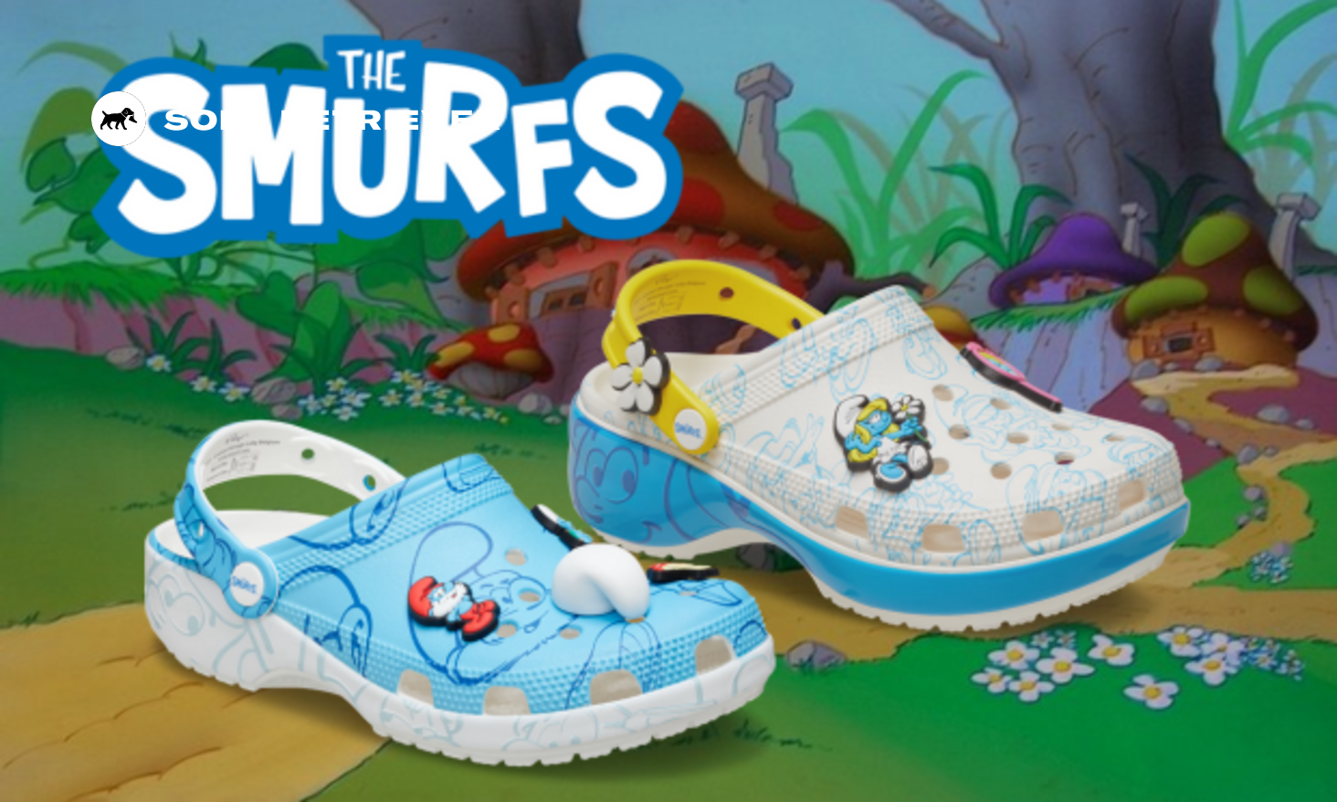 サンダル Crocs Smurfs Classic Clog Crocs Smurfs Classic Clog | Famous Footwear
