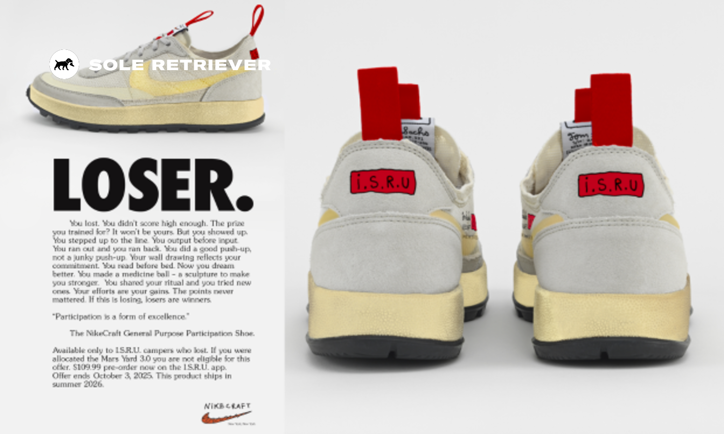 Get in Losers, Tom Sachs is Offering Pre-Orders for a Nike General