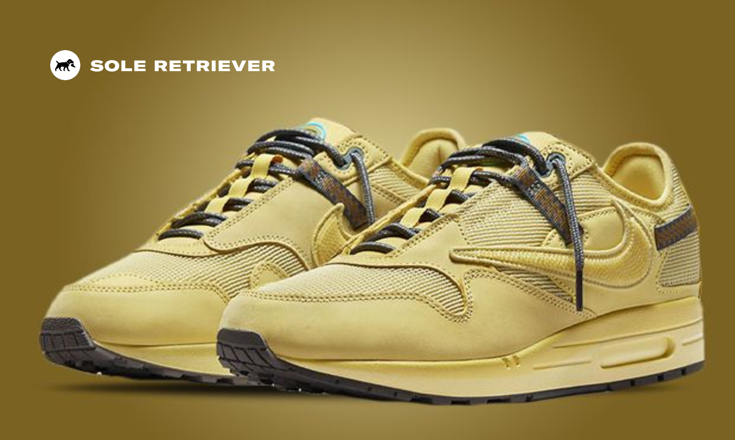 【最安値に挑戦】 Scott Travis x Soon Releasing Gold Saturn 1 Max Air Nike 靴