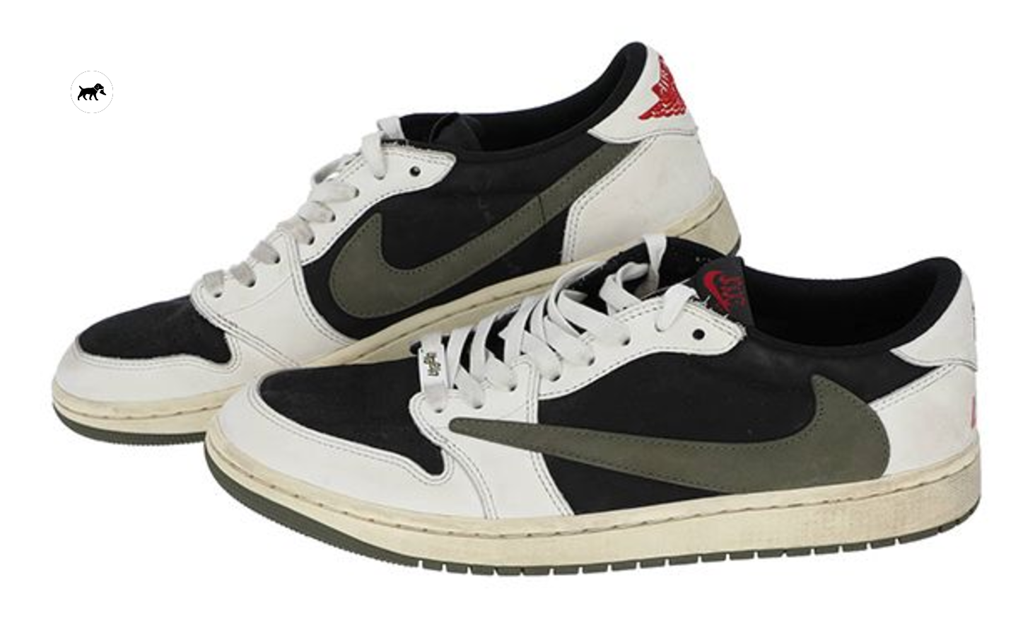 Travis Scott × Nike Air Jordan1 Low オリーブ Jordan 1 Retro Low OG SP Travis Scott Olive (PS) - DZ5909