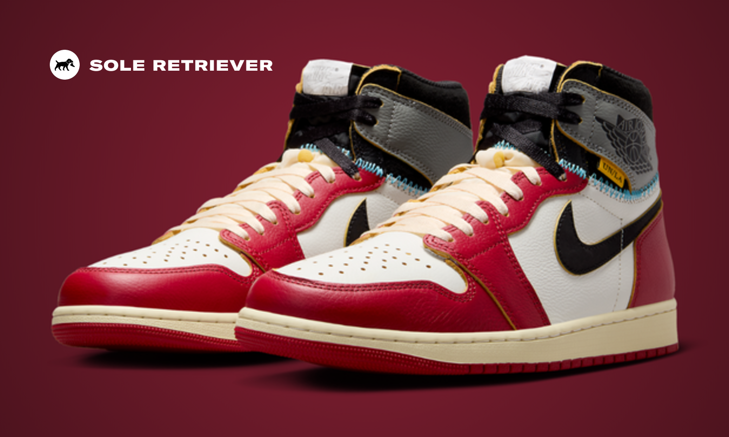 UNION ×Nike AirJordan 1 Chicago/Shadow The Union LA x Air Jordan 1 High 'Chicago/Shadow' is finally