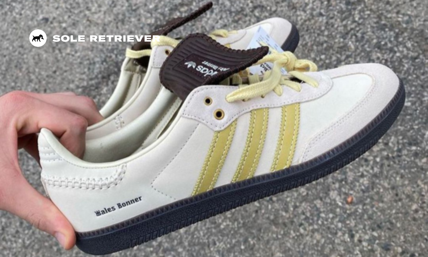 ★人気★ Adidas x Wales Bonner Samba Brown Ecru Tint adidas x Wales Bonner Samba 'Ecru Tint' sneakers for Women