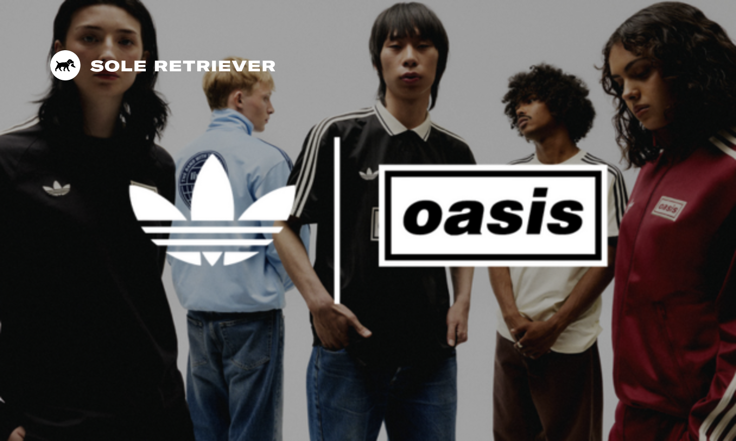 Oasis x adidas コラボ ツアー ロングスリーブシャツ Black Adidas x Oasis Black Sweatshirt Crewneck | Jackets Junction