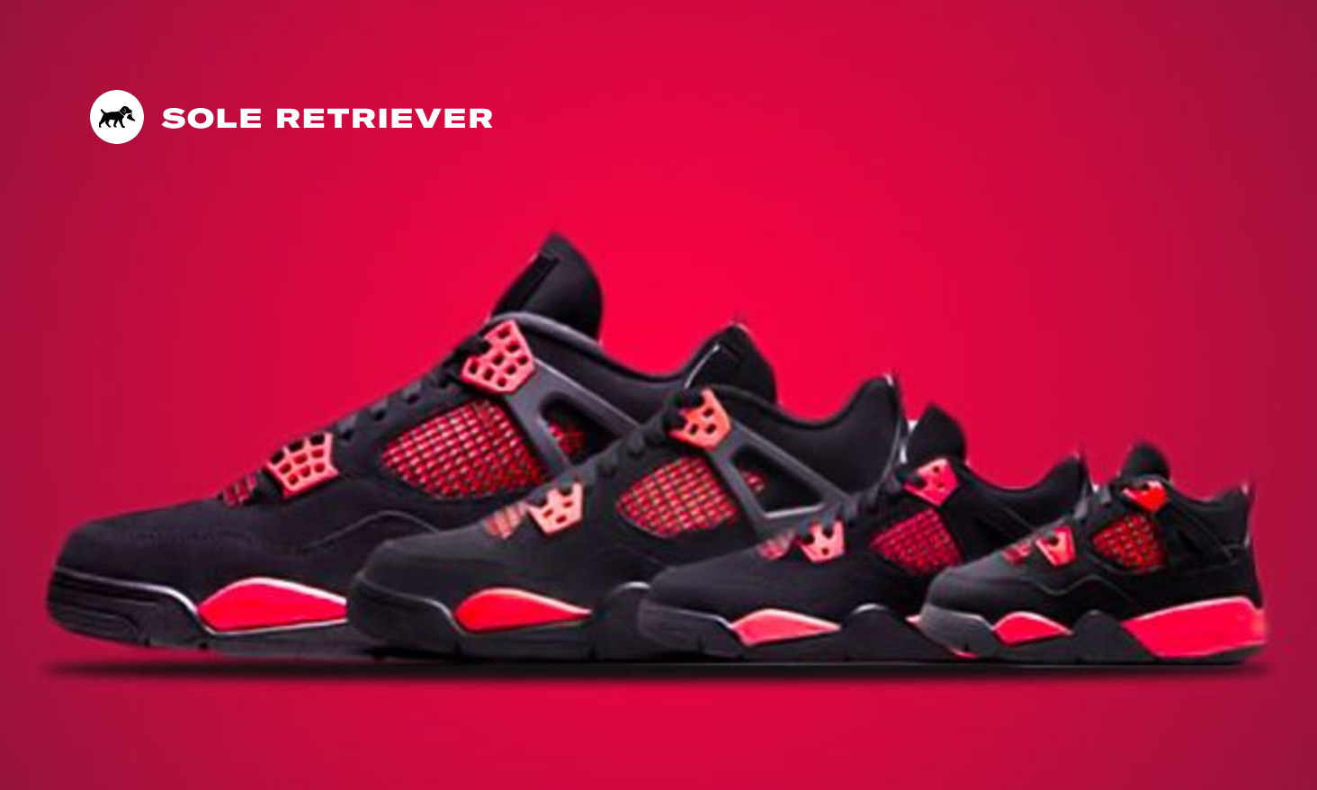 Nike Air Jordan 4 IV Crimson 'Red Thunder' CT8527-016 Men's