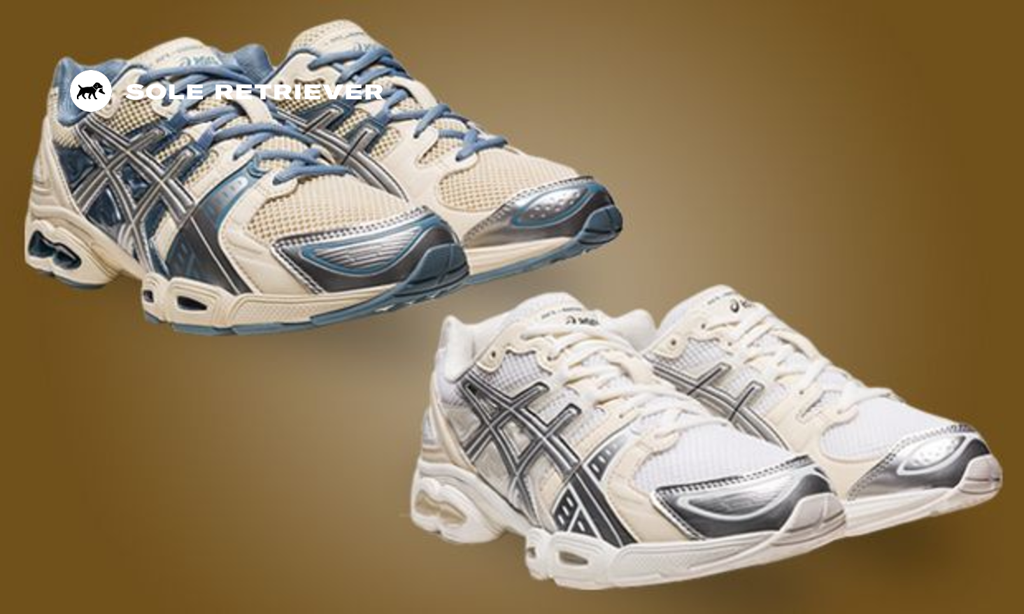 ASICS x WIND AND SEA ☆ Gel-Nimbus 9 Cream×Silver ASICS SportStyle x WIND AND SEA GEL-Nimbus 9 Release | Hypebeast