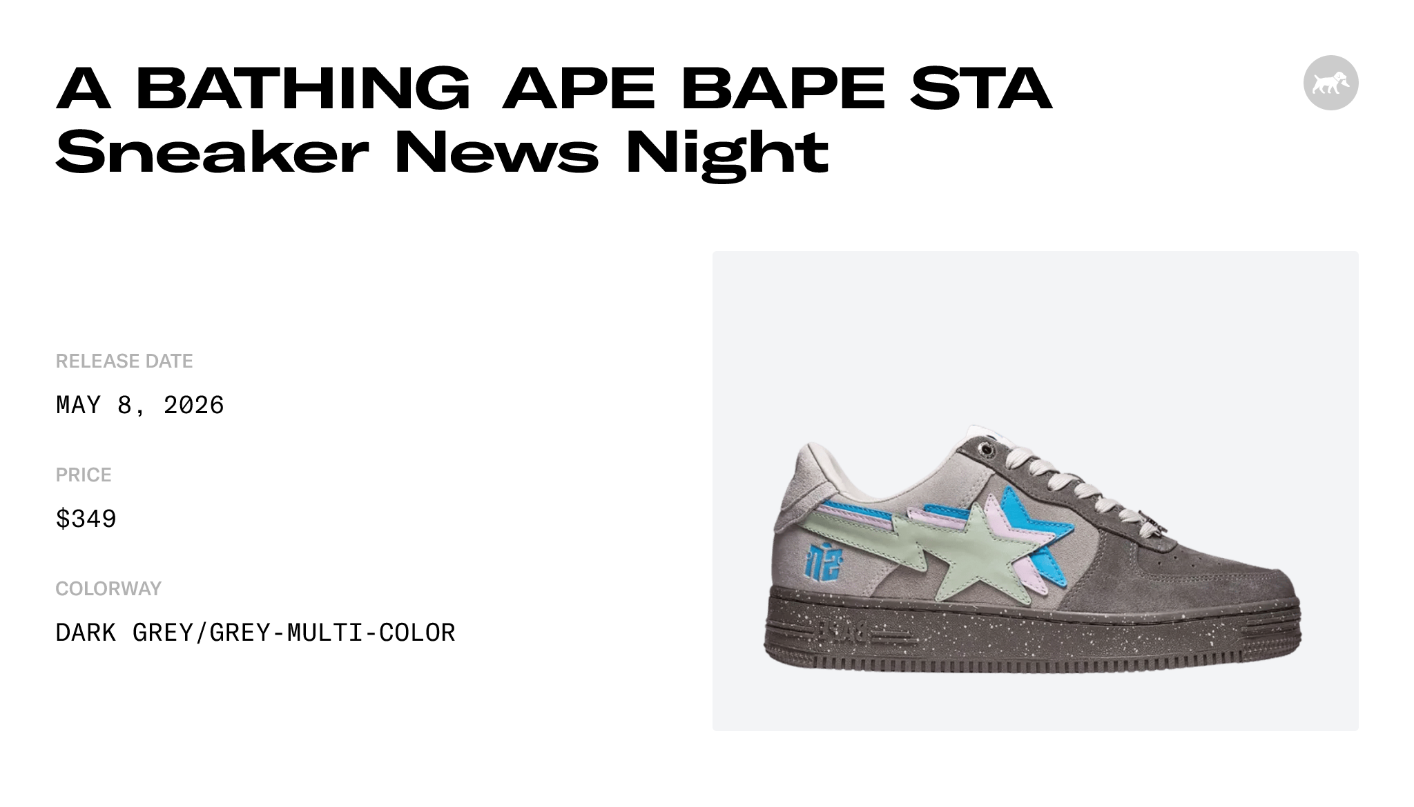 A BATHING APE スターカモ ポロシャツ BAPE エイプ STA 灰 A BATHING APE BAPE STA Sneaker News Night - 1J23191906CGRA