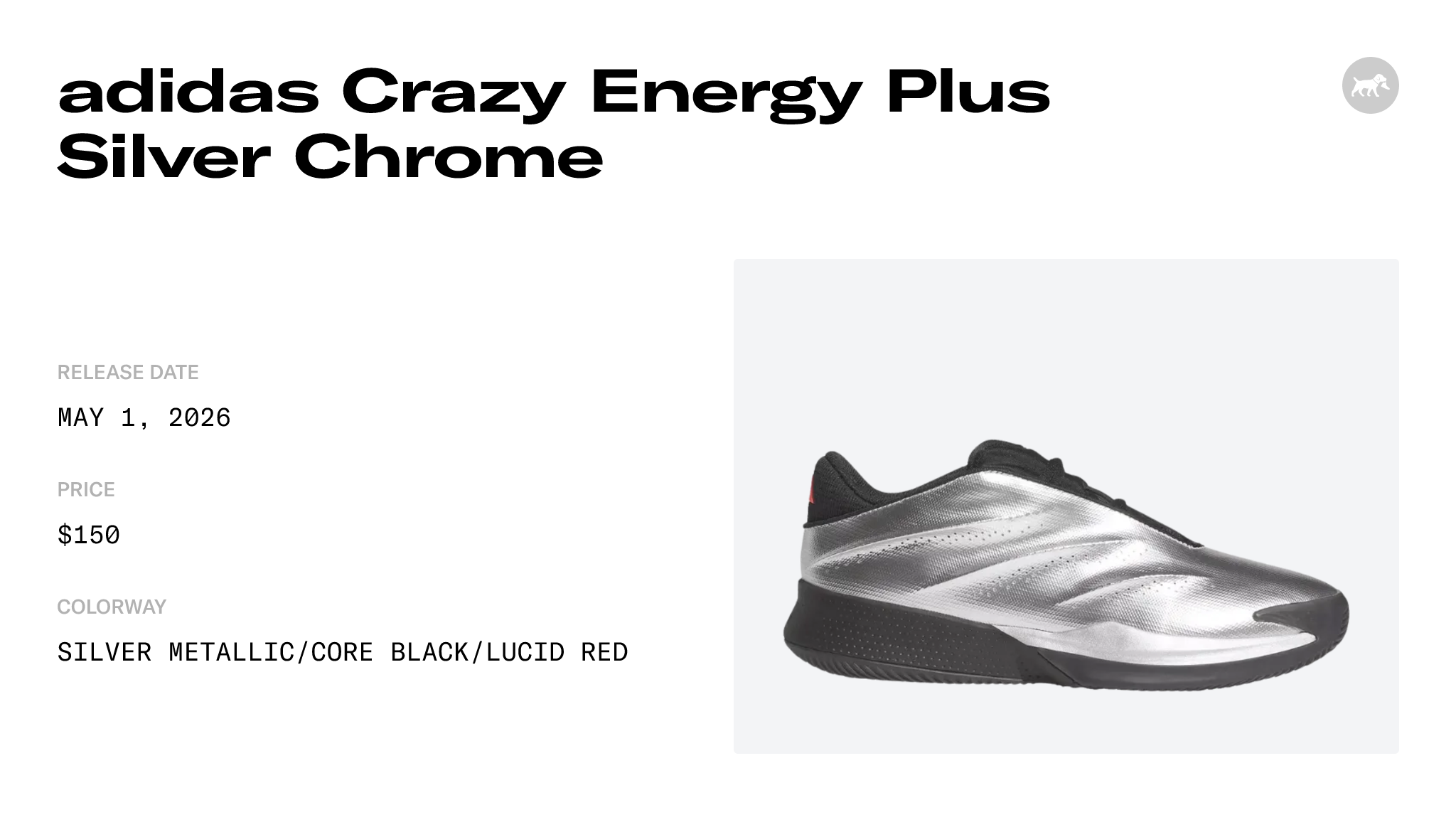 adidas Crazy Energy Plus Silver Chrome - KI3197 Raffles & Where to Buy