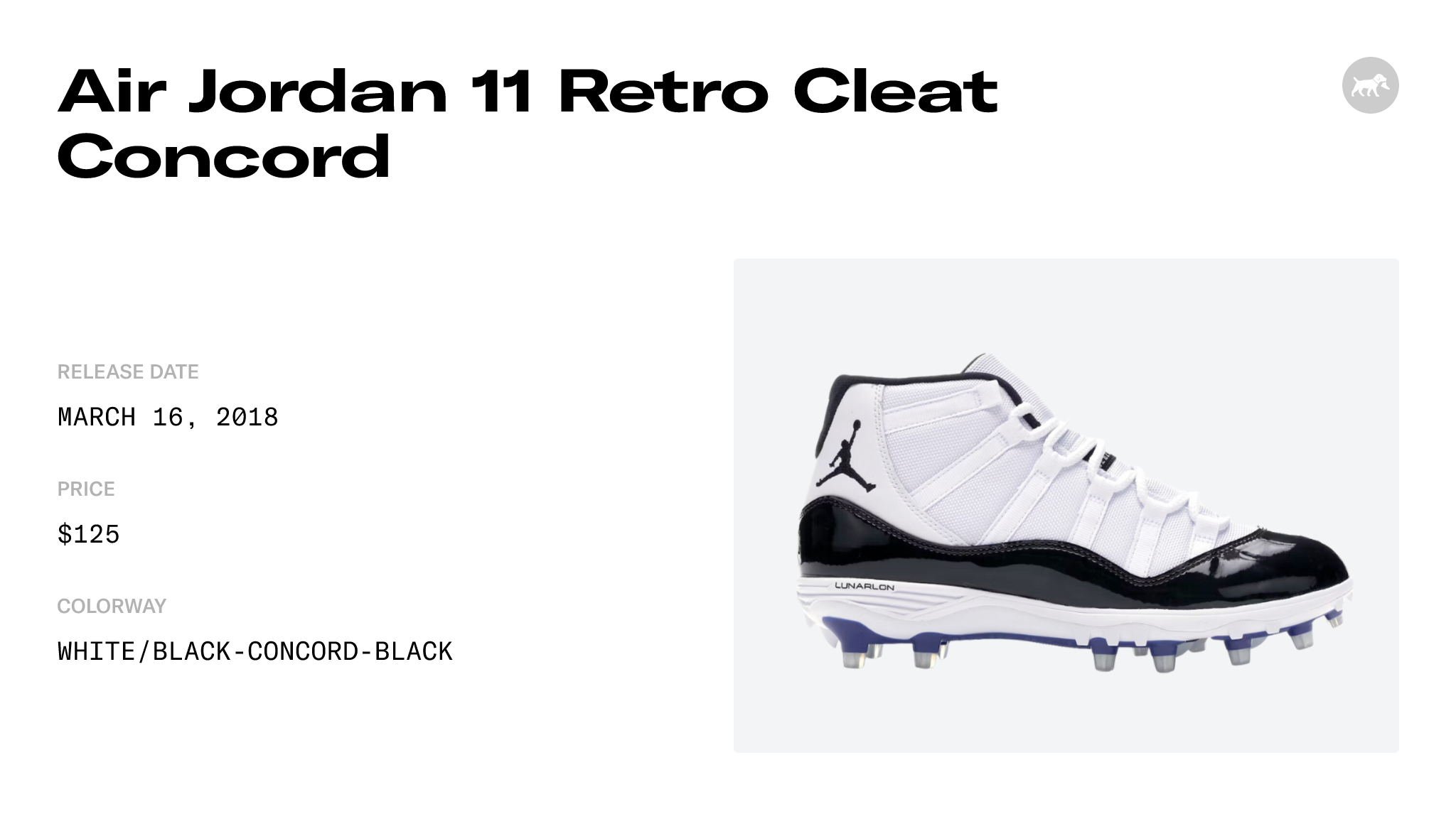 Air Jordan 11 Retro Cleat Concord - AO1561-123 Raffles & Where to Buy