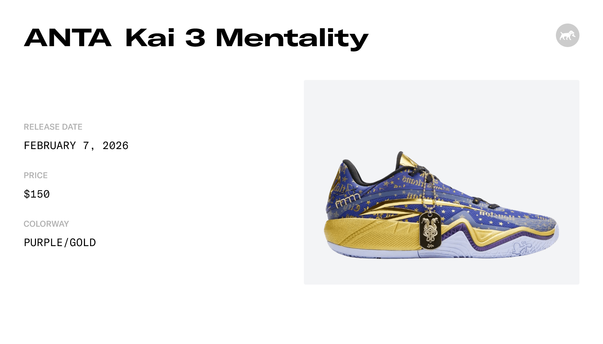 ANTA Kai 3 Mentality - 8126B1102-2 Raffles & Where to Buy