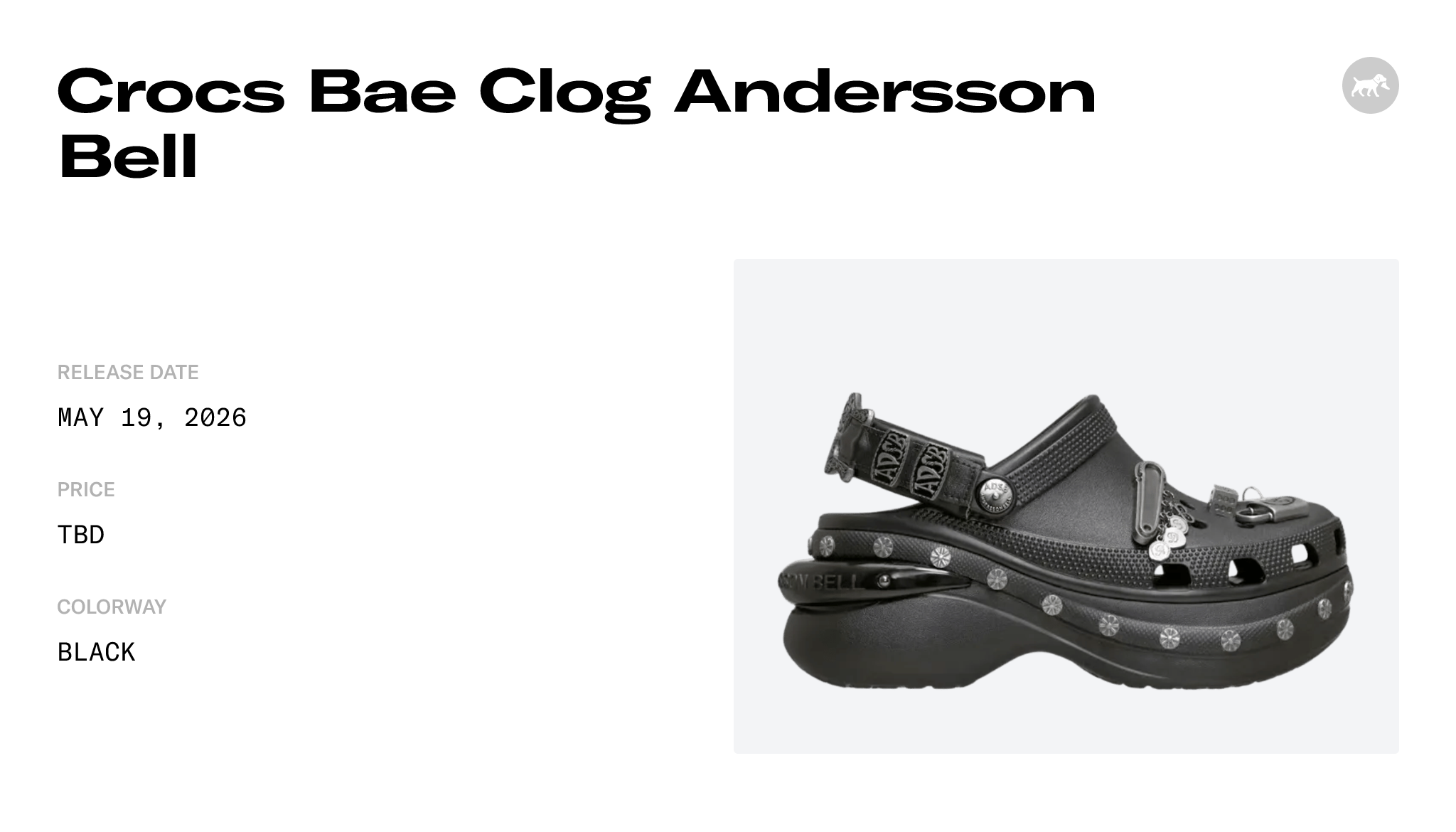 Crocs Bae Clog Andersson Bell - 212978-001 Raffles & Where to Buy