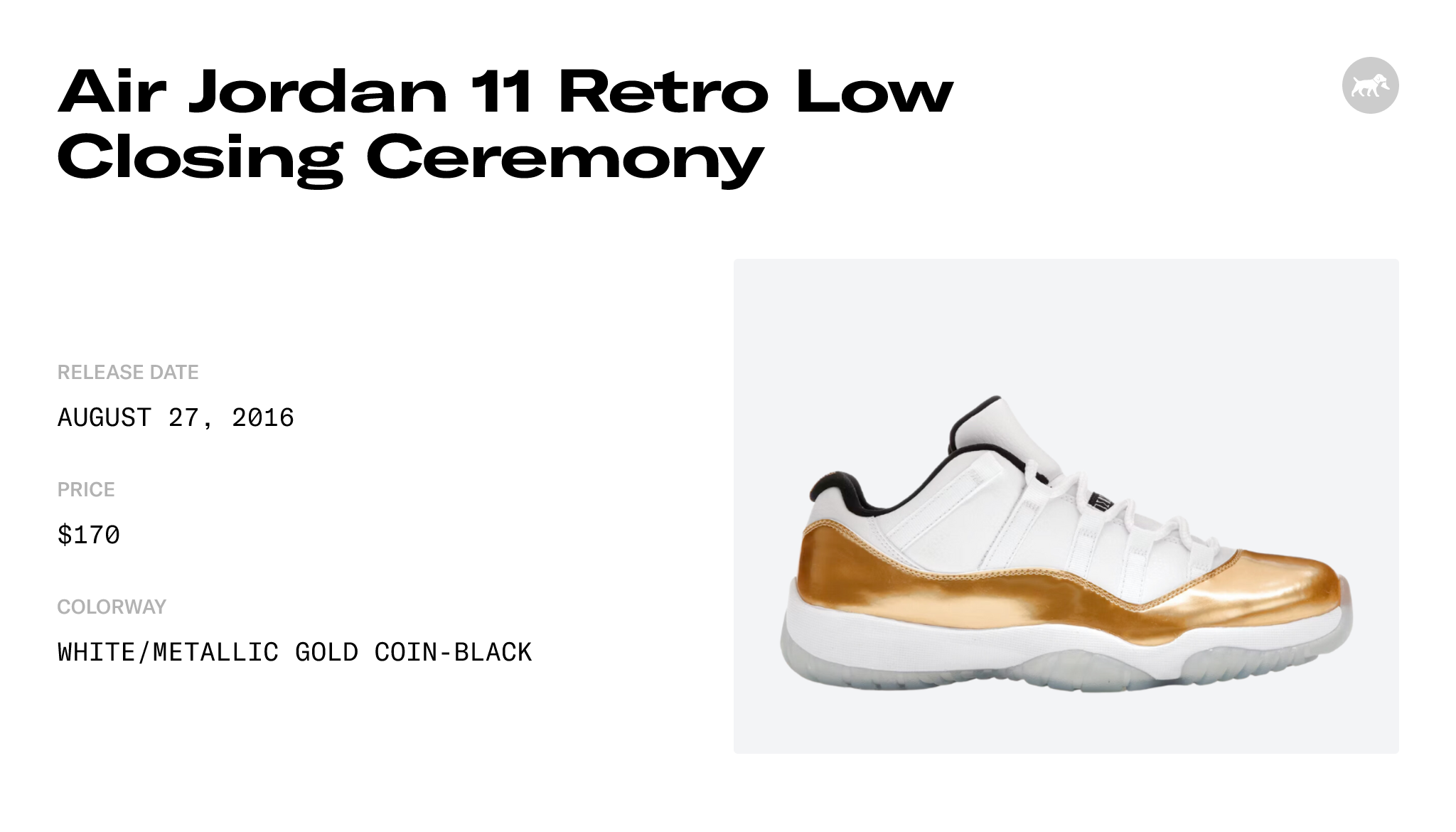 Air Jordan 11 Retro Low Closing Ceremony - 528895-103