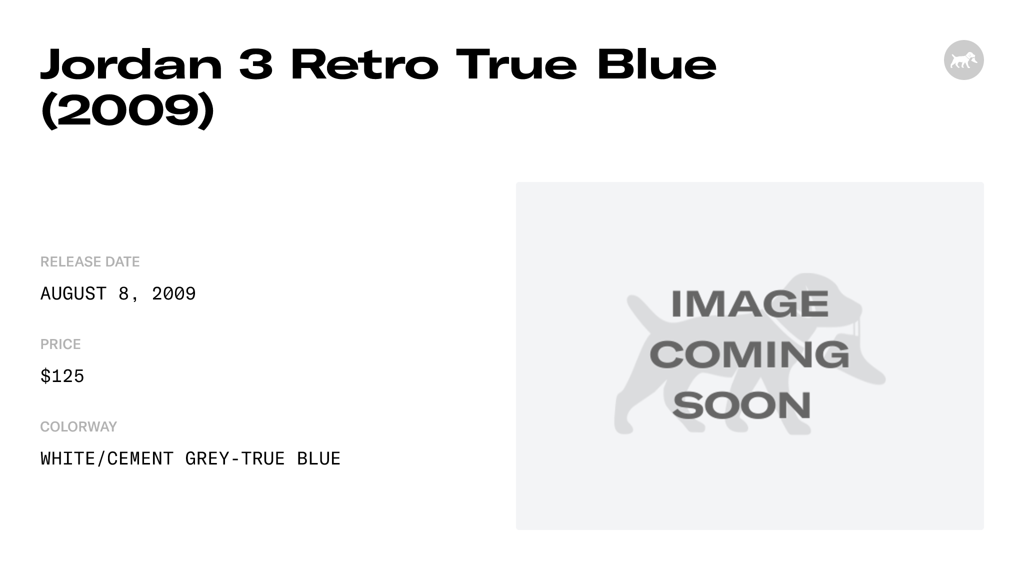 jordan 3 retro true blue 2009