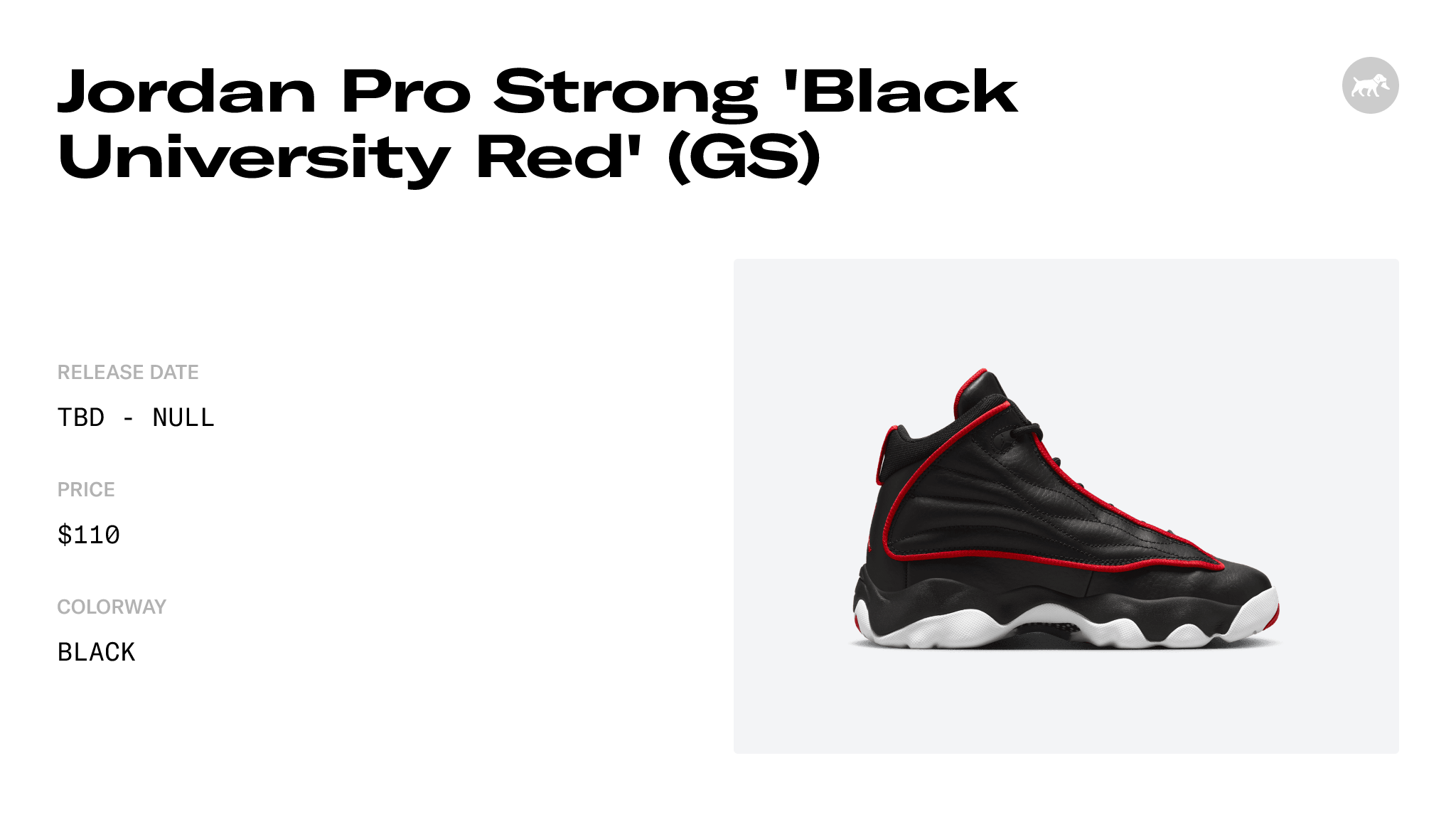 jordan pro strong black university red