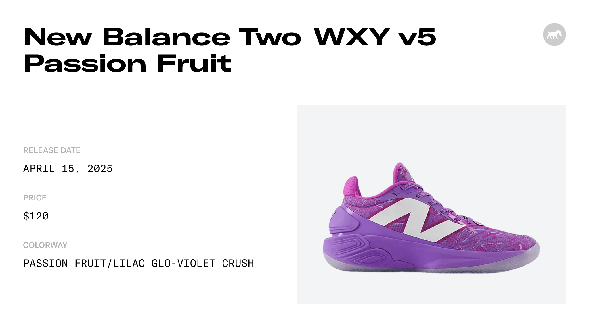 New Balance Two WXY v5 Passion Fruit - BB2WYFS5 Raffles & Where to Buy