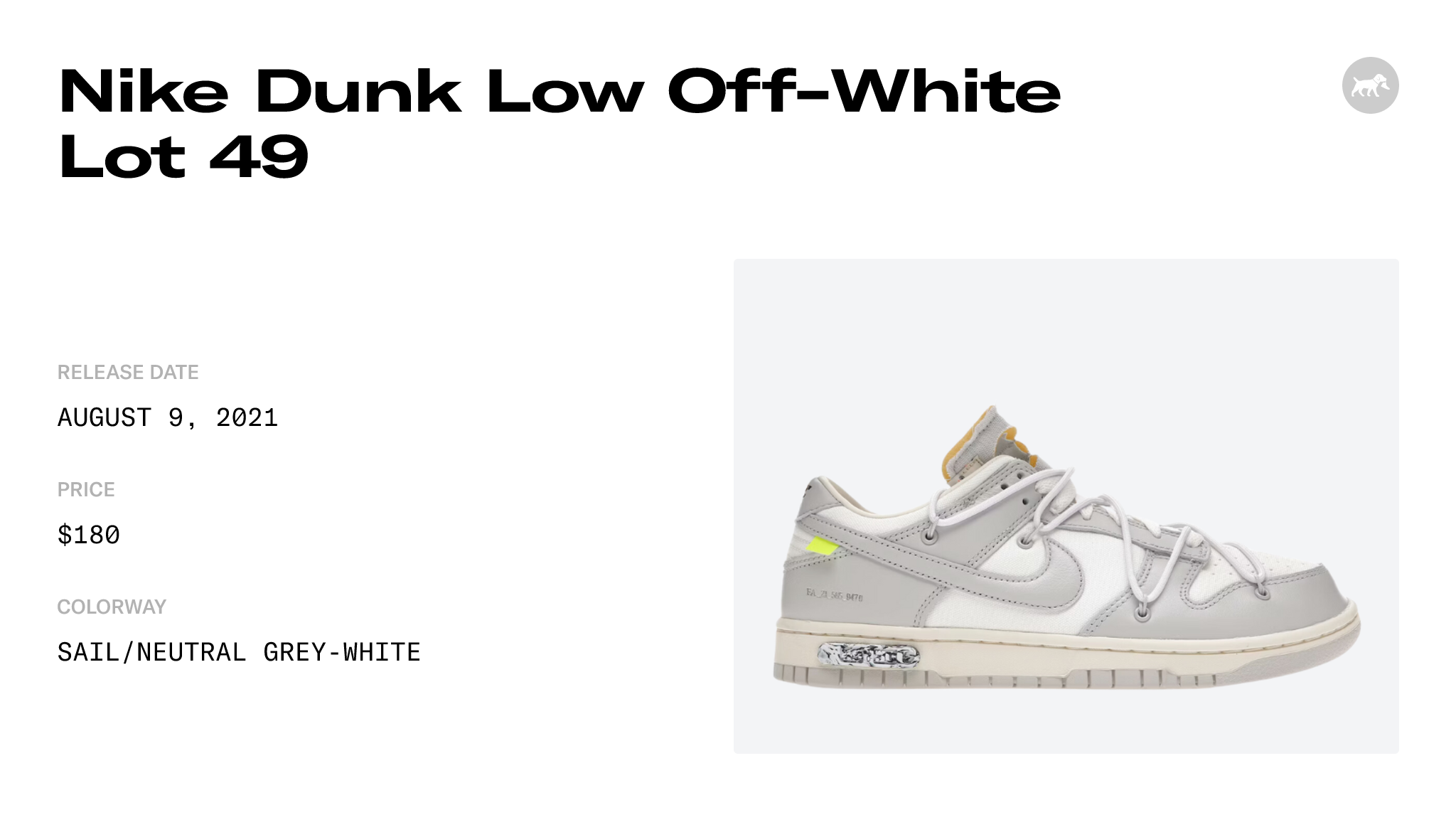 Lot 49 Off White