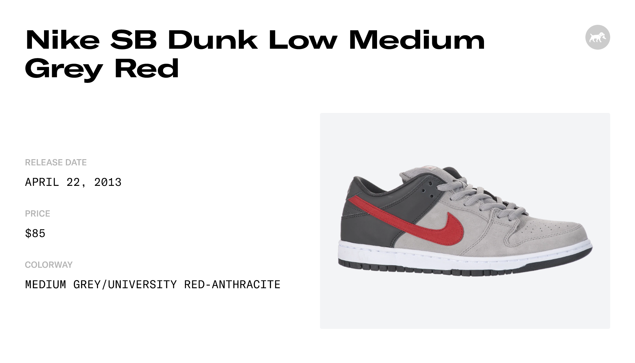 sb dunk low medium grey