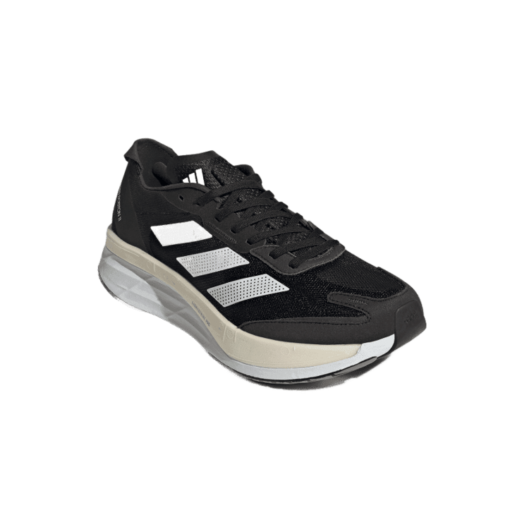 adidas Adizero Boston 11 Wide Shoes Core Black Angle 2