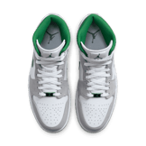 Jordan 1 Mid Grey Green Angle 1