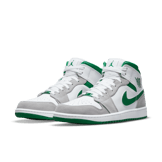 Jordan 1 Mid Grey Green Angle 2