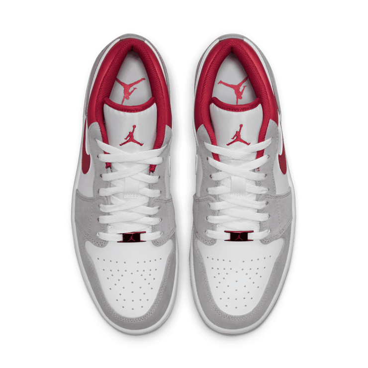 Jordan 1 Low SE Light Smoke Grey Gym Red Angle 1