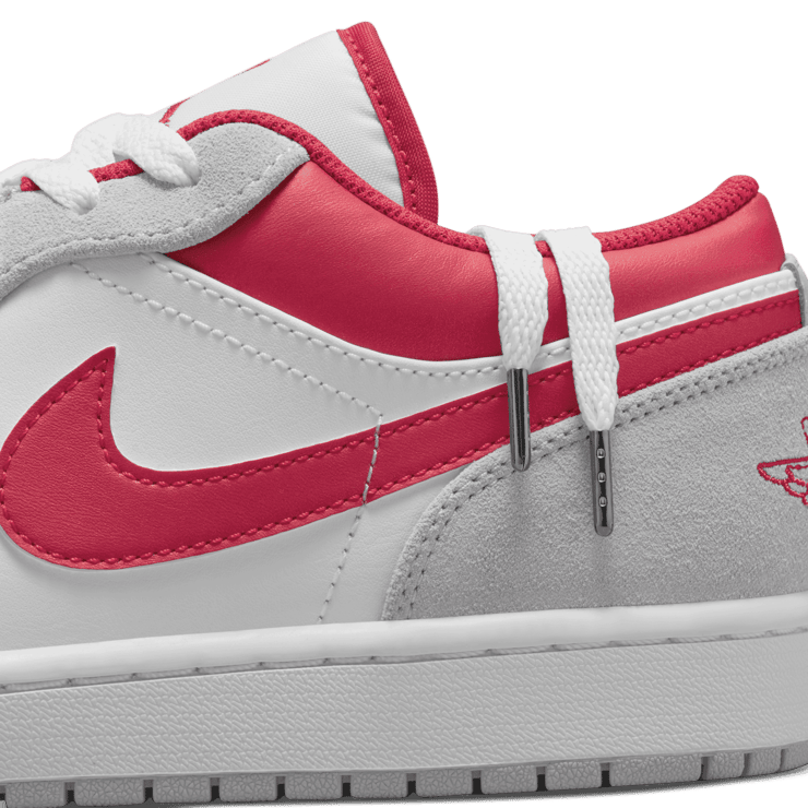 Jordan 1 Low SE Light Smoke Grey Gym Red Angle 6