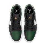 Jordan 1 Low Green Toe Angle 1