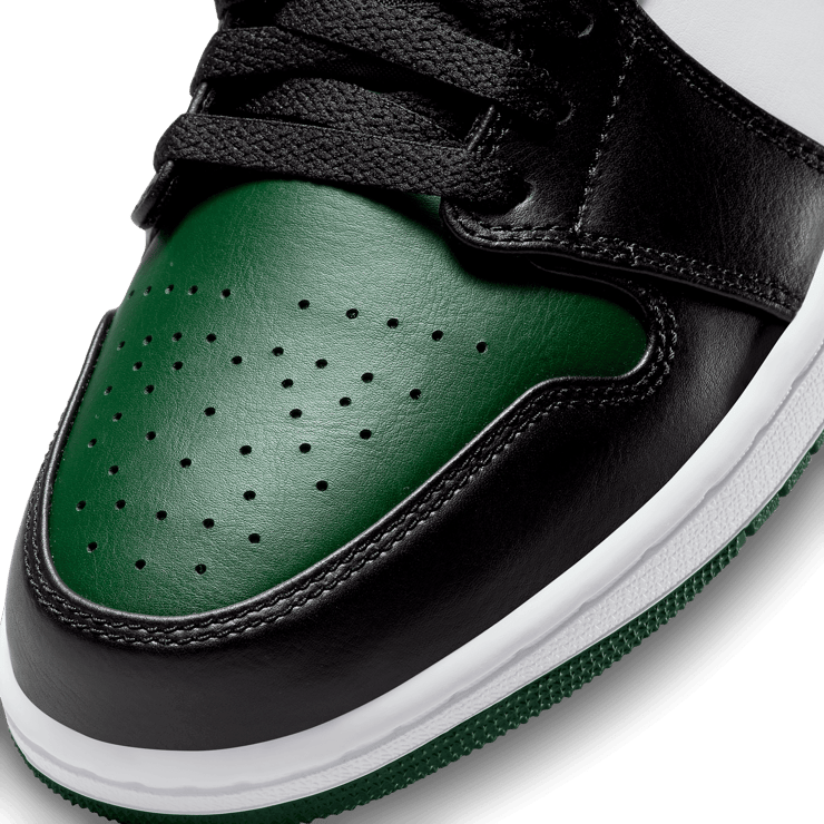 Jordan 1 Low Green Toe Angle 4