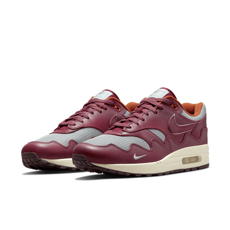 Nike Air Max 1 Patta Waves Rush Maroon Angle 2