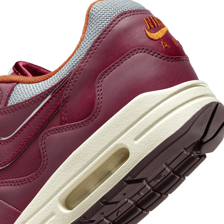 Nike Air Max 1 Patta Waves Rush Maroon Angle 5