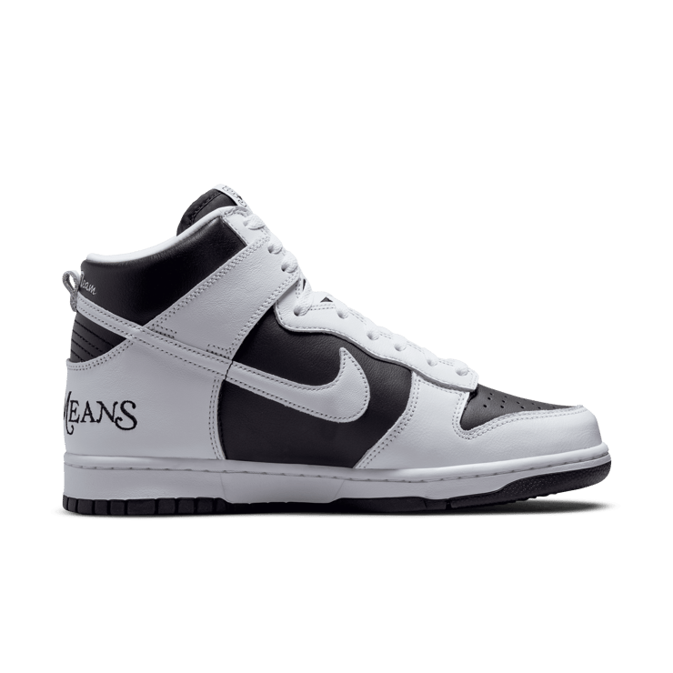 Nike SB Dunk High Supreme By Any Means Black Angle 21