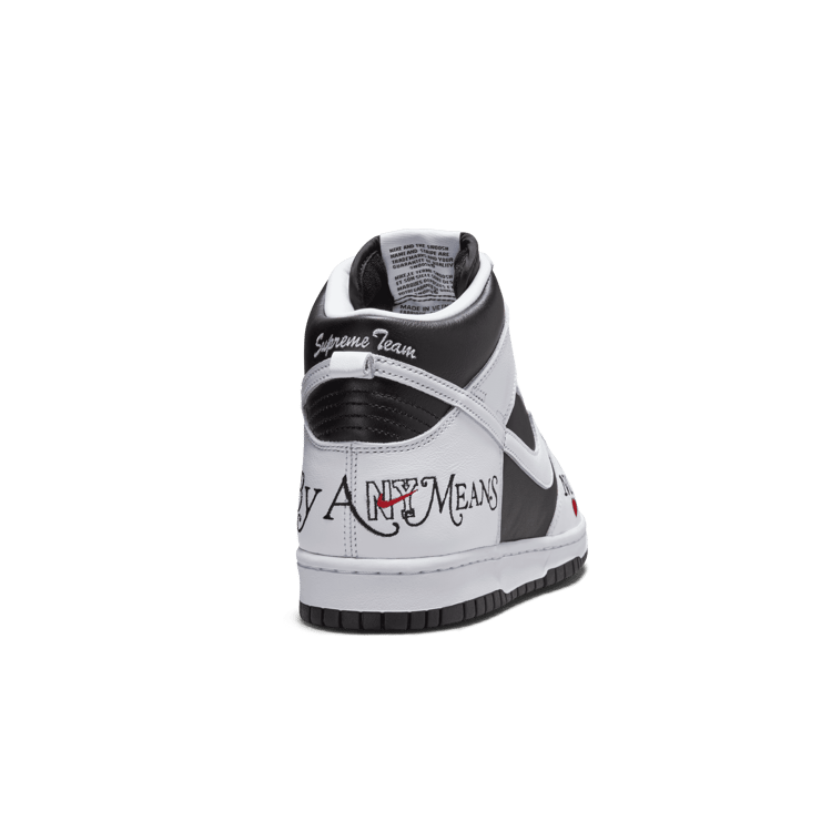Nike SB Dunk High Supreme By Any Means Black Angle 39