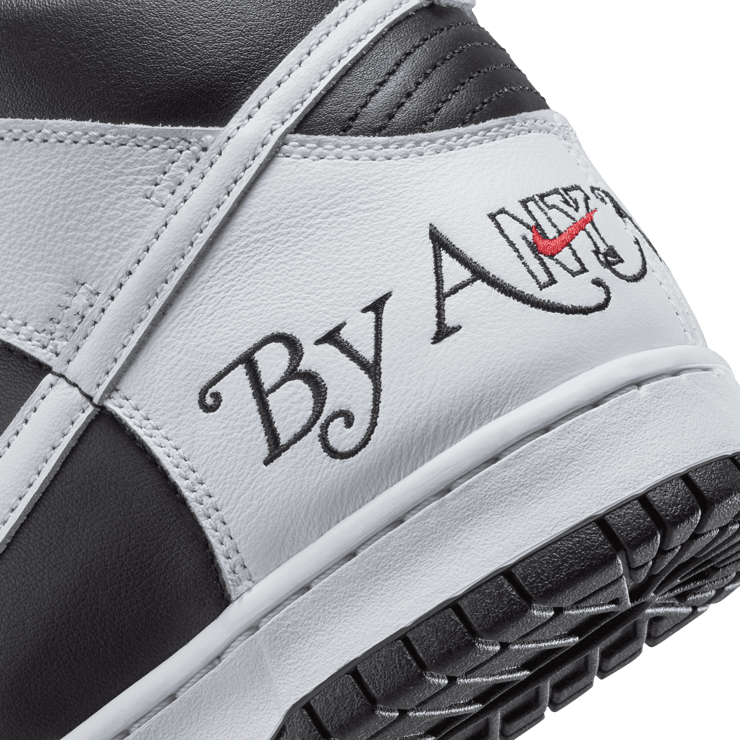 Nike SB Dunk High Supreme By Any Means Black Angle 40