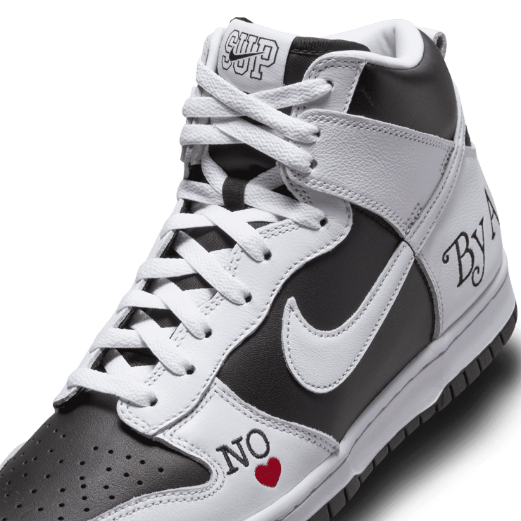 Nike SB Dunk High Supreme By Any Means Black Angle 28