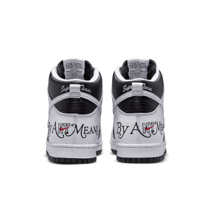 Nike SB Dunk High Supreme By Any Means Black Angle 18