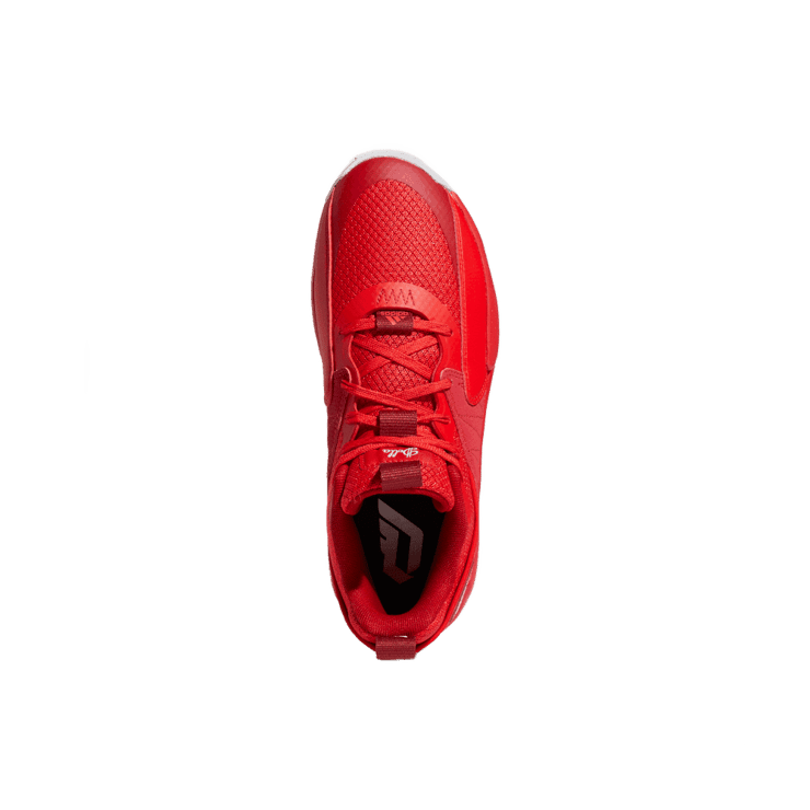 adidas Dame Certified Basketball Shoes Red Angle 0