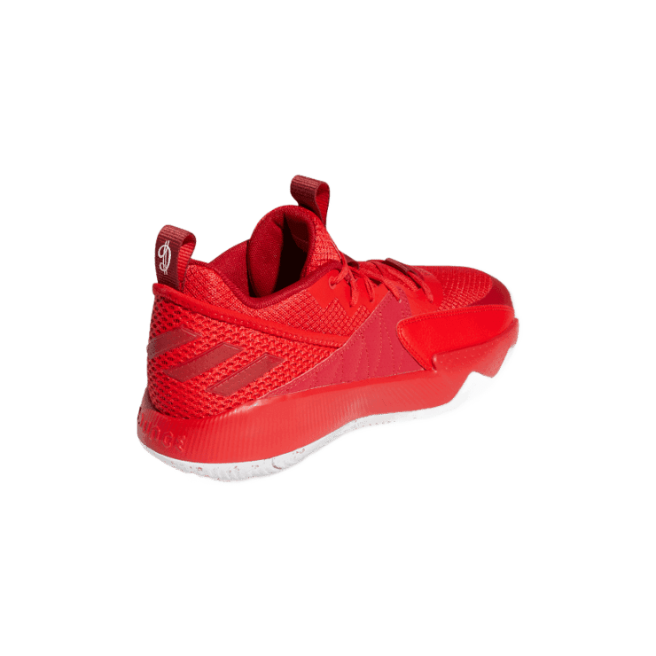 adidas Dame Certified Basketball Shoes Red Angle 3