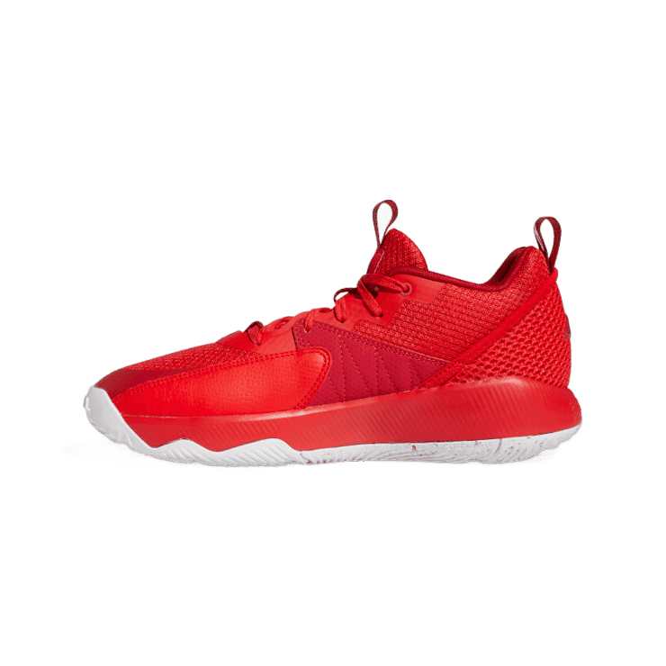 adidas Dame Certified Basketball Shoes Red Angle 4