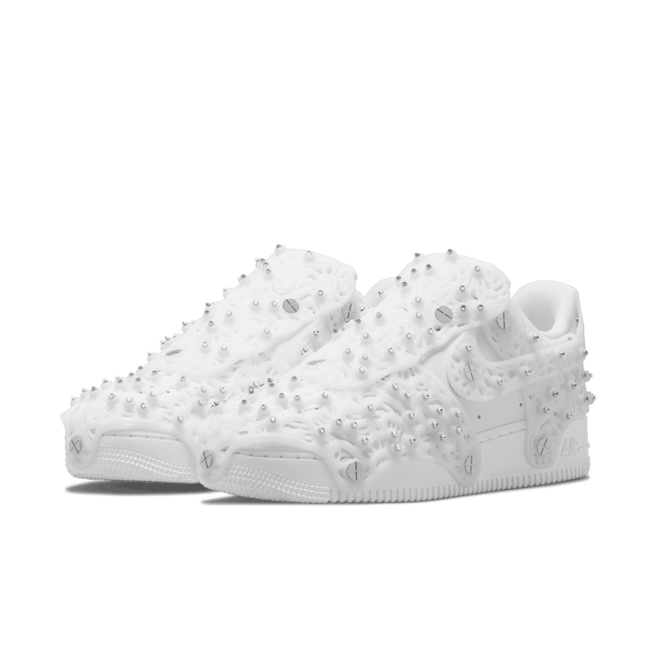 Nike Air Force 1 Low Swarovski White (W) Angle 2