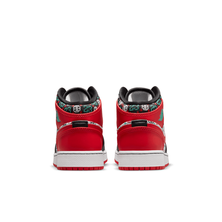 Jordan 1 Mid Ugly Christmas Sweater (GS) Angle 3