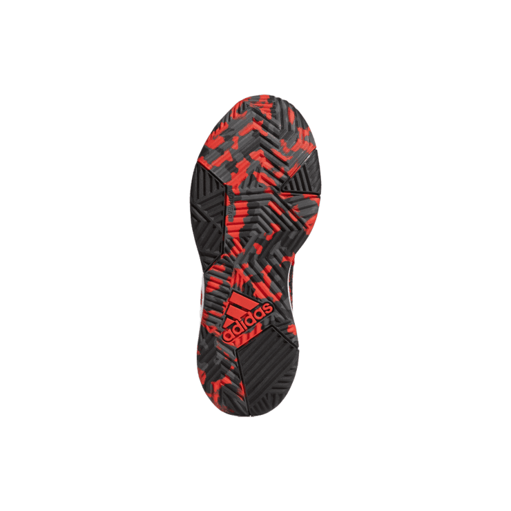 adidas Ownthegame Shoes Vivid Red Angle 1