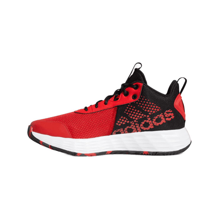 adidas Ownthegame Shoes Vivid Red Angle 4