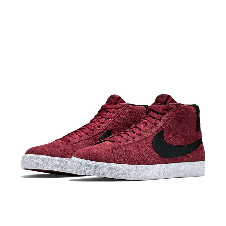 Nike SB Blazer Team Red Black Angle 2