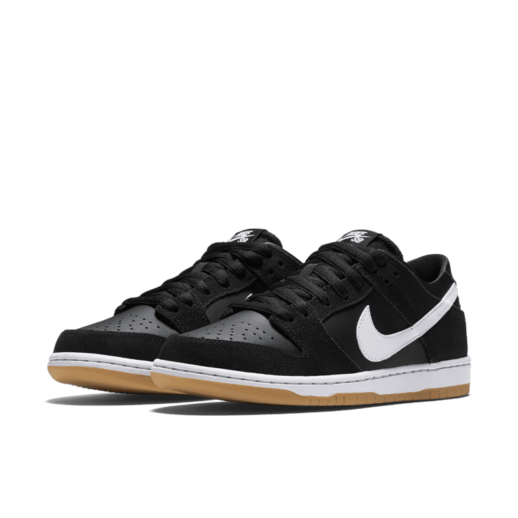 Nike SB Dunk Low Black White Angle 2