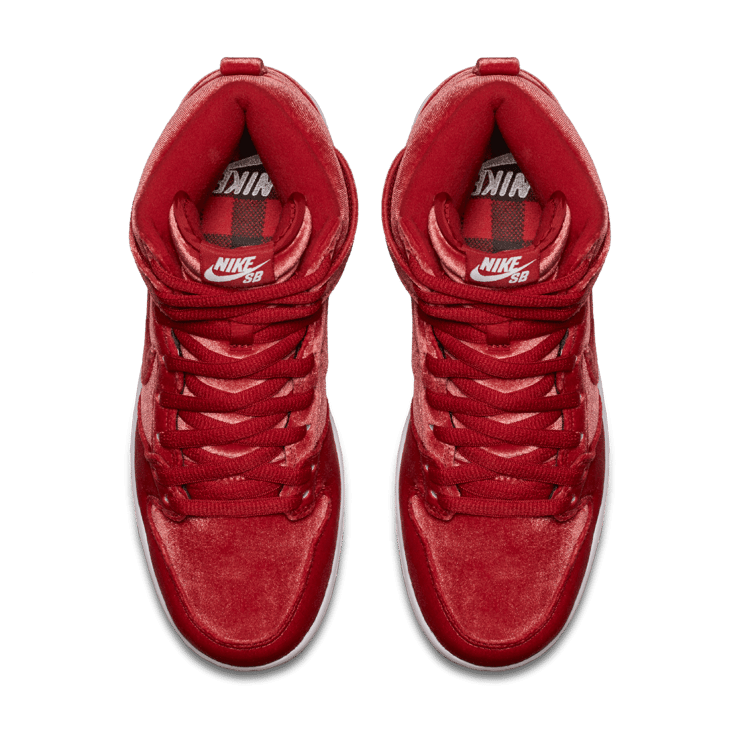 Nike SB Dunk High Red Velvet 313171-661 Raffles Where to Buy