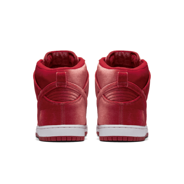 Nike SB Dunk High Red Velvet Angle 3